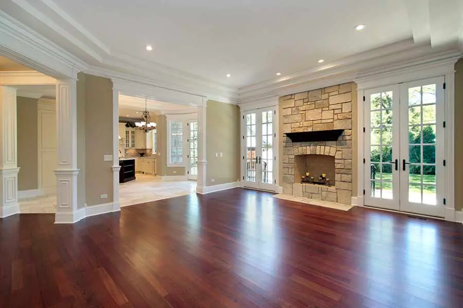 Inside view of a nice home with hardwood floors - don't allow termites in with SOS Exterminating serving Phoenix Metro & Northern Arizona